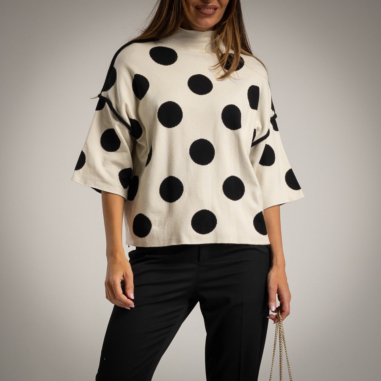 ALBA DOT PULL WHITE