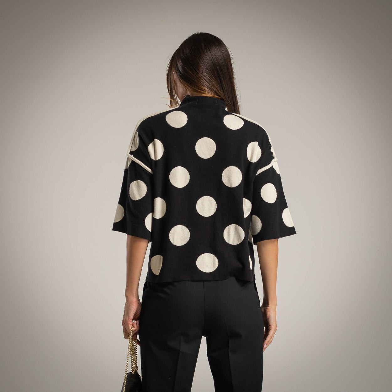ALBA DOT PULL BLACK