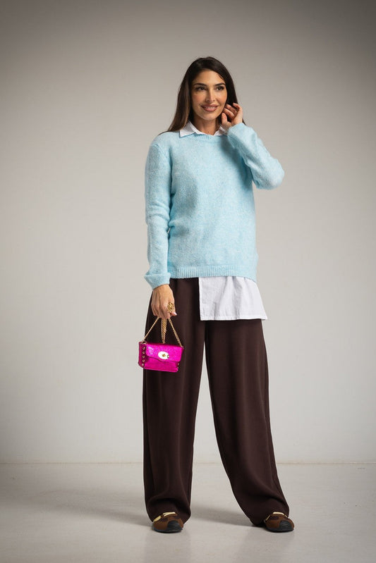 BASIC PULLOVER BLUE