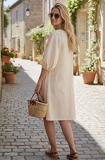 LIBERTY DRESS BEIGE