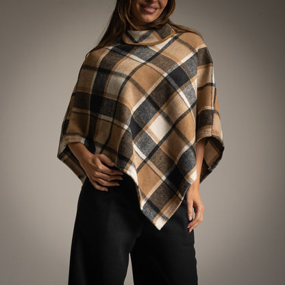 ALBA PONCHO BEIGE