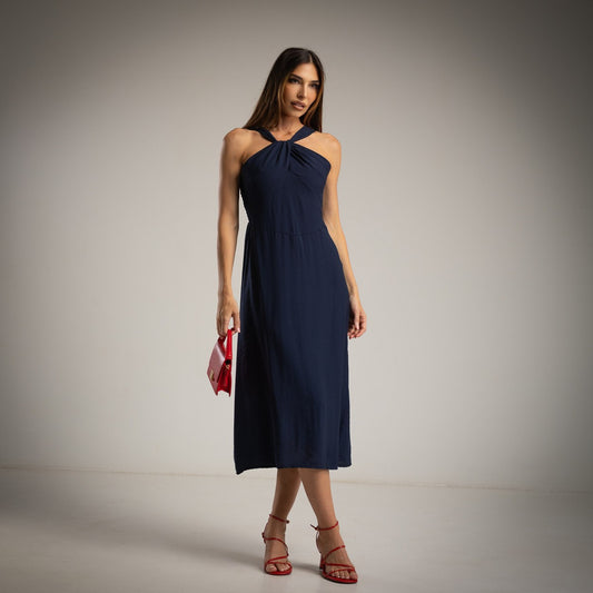 ALBA DRESS BLUE