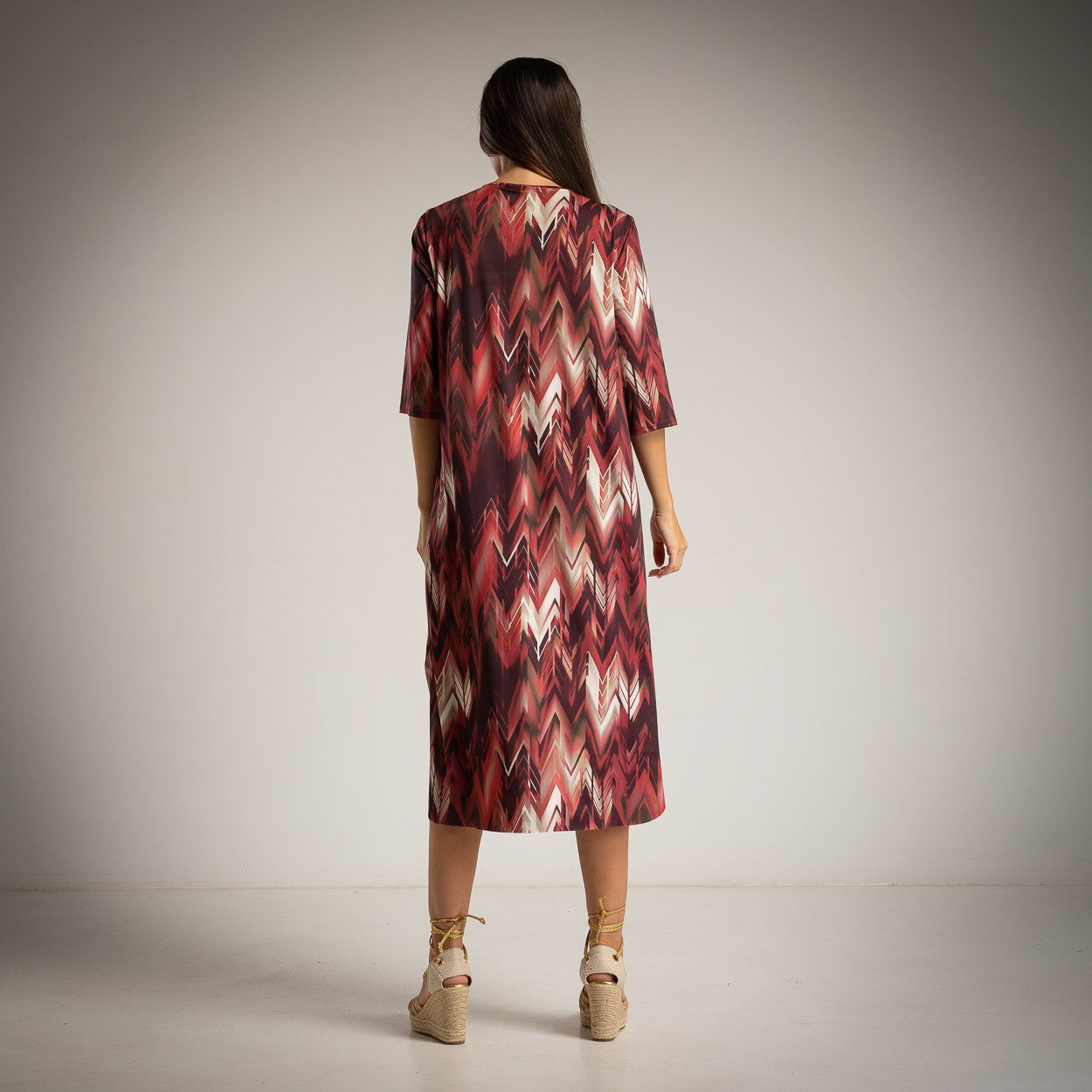 ALBA DRESS BURGUNDY
