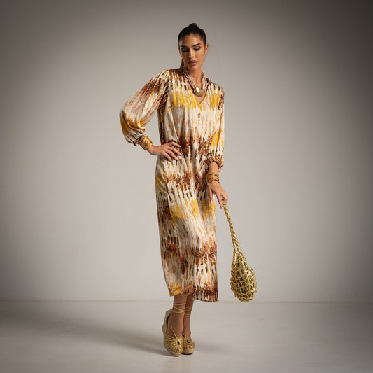 ALBA DRESS GOLD