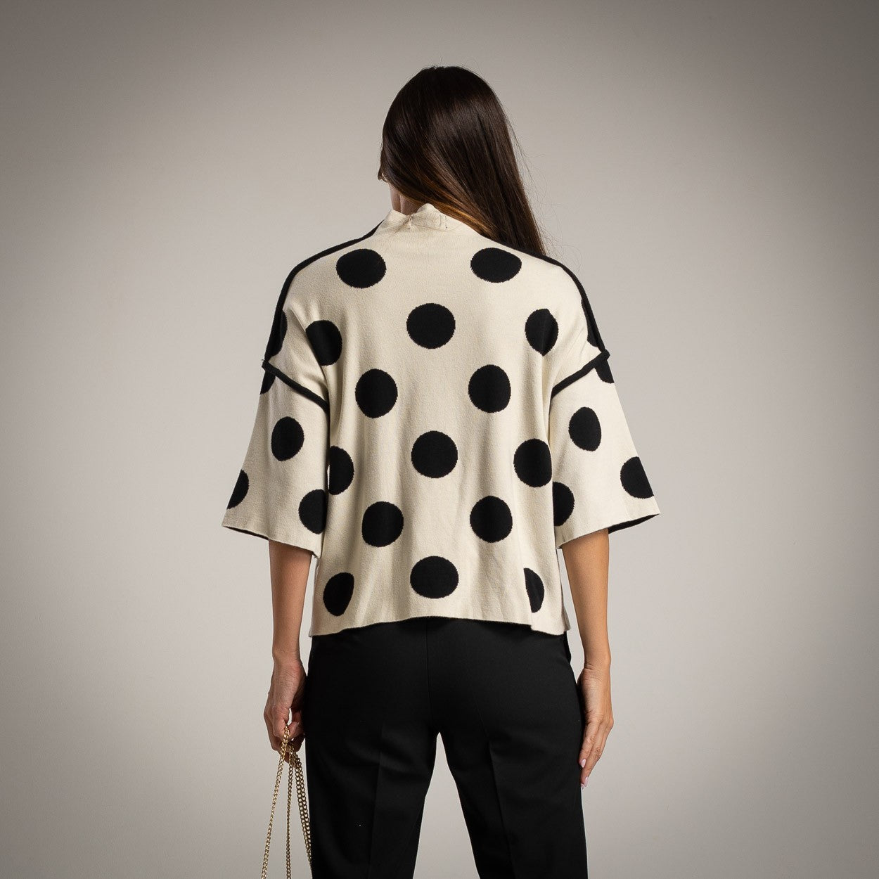 ALBA DOT PULL WHITE