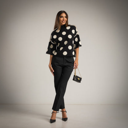 ALBA DOT PULL BLACK