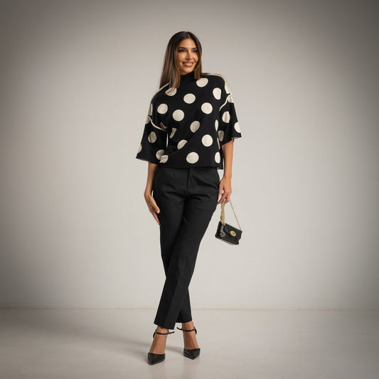 ALBA DOT PULL BLACK