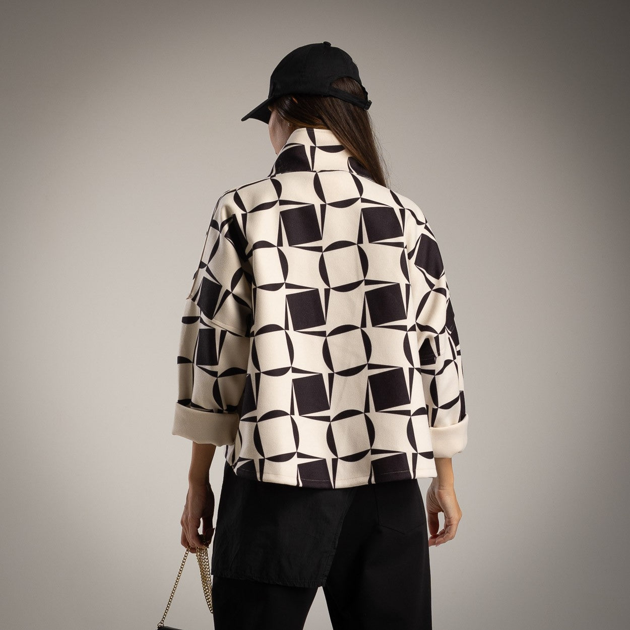 DOUBLE ZIP JACKET SQUARES