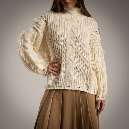 FLARED PULL BEIGE