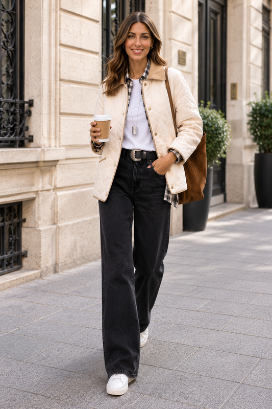 COLLAR JACKET CREME