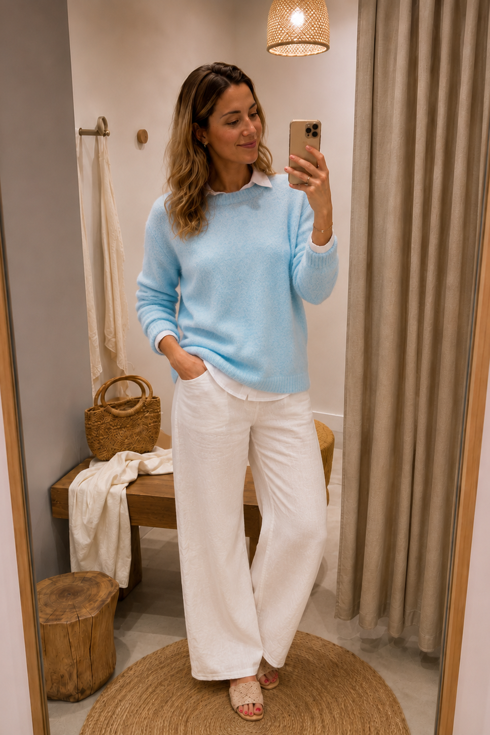 BASIC PULLOVER BLUE