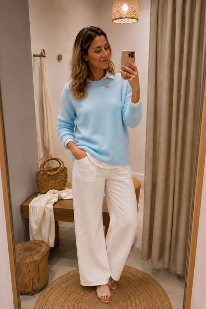 BASIC PULLOVER BLUE
