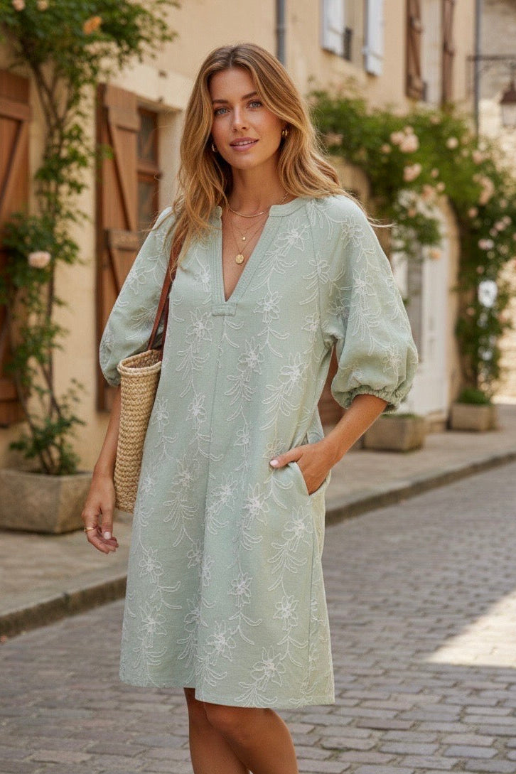 LIBERTY DRESS MINT GREEN