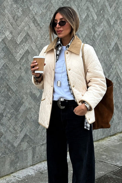 COLLAR JACKET CREME