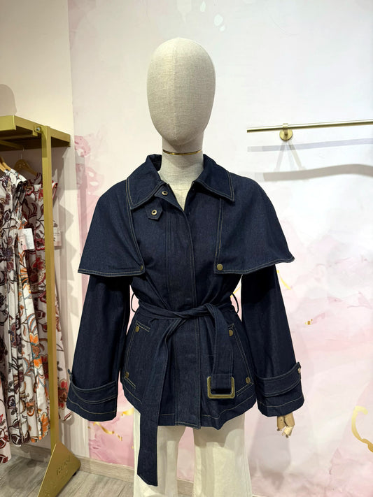 DENIM TRENCH BLUE