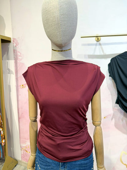 FERNANDA TOP BORDEAUX
