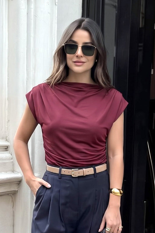 FERNANDA TOP BORDEAUX